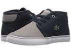Lacoste Kids Ampthill 417 1 (little Kid) (navy/grey) Kid's Shoes
