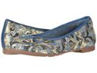 Earth Alina (blue Multi/floral Metallic Leather) Women's Shoes
