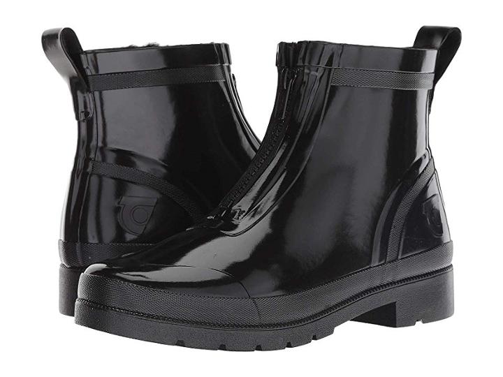 Tretorn Lina Zip Wnt (black/black) Women's Pull-on Boots