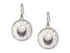 Lucky Brand Moon Drop Earrings (silver) Earring