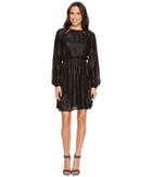 Michael Michael Kors Lurex Jacquard Dress (black) Women's Dress