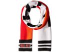 Polo Ralph Lauren Stadium Knit Scarf (black/red/cream) Scarves