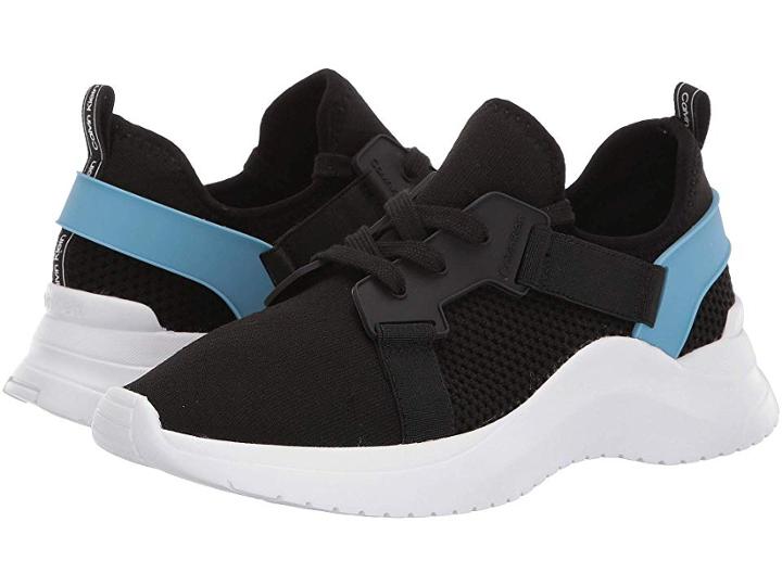 Calvin Klein Urbi (black Textured Knit) Women's Shoes