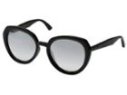 Jimmy Choo Mace/s (black Glitter/grey Mirror Silver) Fashion Sunglasses