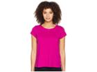 Eileen Fisher Round Neck Tee (cerise) Women's T Shirt