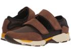 Marni Double Strap Neoprene Sneaker (brown Cacao) Men's Shoes