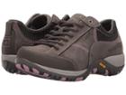 Dansko Paisley (grey Milled Nubuck Waterproof) Women's Lace Up Casual Shoes