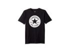 Converse Kids Chuck Taylor Script Short Sleeve Tee (big Kids) (black) Boy's T Shirt