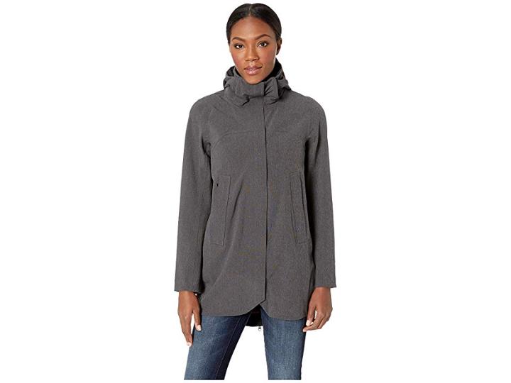 The North Face Apex Flex Gtxtm Trench (tnf Dark Grey Heather) Women's Coat