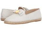 Cole Haan Tali Bow Espadrille (white Leather) Women's Shoes