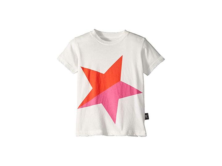Nununu Colorful Star T-shirt (infant/toddler/little Kids) (white/red) Girl's Clothing