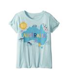 Peek Australia Tee (toddler/little Kids/big Kids) (aqua) Girl's T Shirt