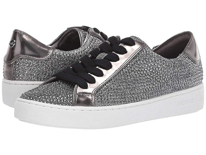 Michael Michael Kors Harper Lace-up (black/silver) Women's Shoes