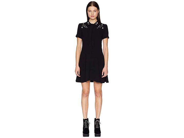 Mcq School Dress (darkest Black) Women's Dress