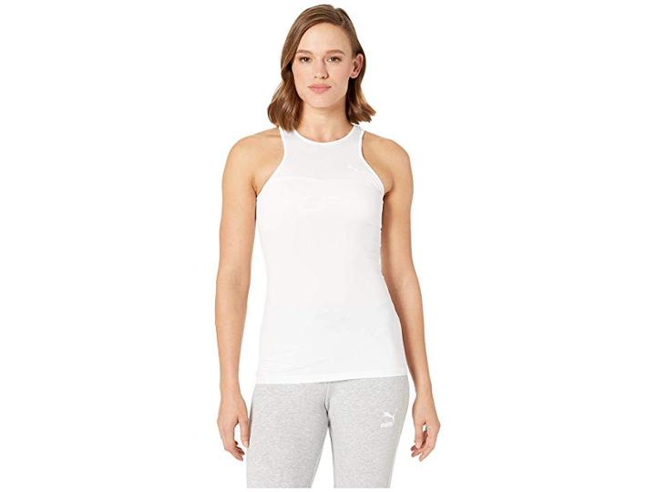 Puma Feel It Tank Top (puma White) Women's Sleeveless