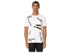 Versace Collection Staggered Logo T-shirt (white) Men's T Shirt
