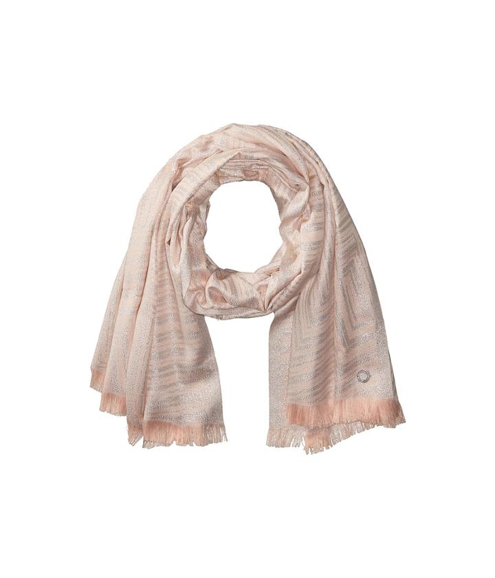 Calvin Klein Chevron Lurex Pashmina (nectar) Scarves