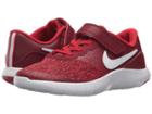 Nike Kids Flex Contact (little Kid) (team Red/white/university Red) Boys Shoes