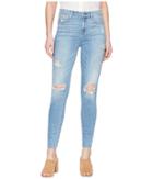 7 For All Mankind The High-waist Ankle Skinny W/ Destroy In Heritage Valley 2 (heritage Valley 2) Women's Jeans