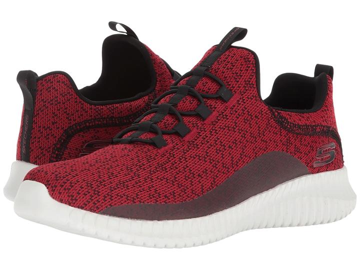 Skechers Elite Flex Muzzin (red/black) Men's Shoes