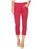 Jag Jeans Marion Crop In Bay Twill (winter Berry) Women's Jeans