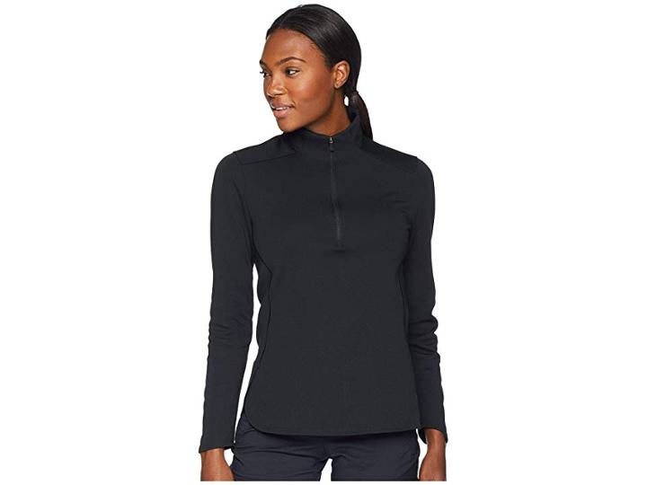Nike Golf Dry Long Sleeve Top (black/black) Women's Clothing
