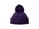 Michael Michael Kors Rib Cuff Hat (dark Orchid/silver) Cold Weather Hats