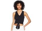 Free People Movement That's A Wrap Top (black) Women's Clothing