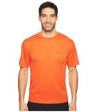 Columbia Meeker Peaktm Short Sleeve Crew (hot Pepper) Men's Short Sleeve Pullover