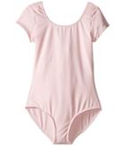 Bloch Kids Strap Back Cap Sleeve Leotard (toddler/little Kids/big Kids) (candy Pink) Girl's Jumpsuit & Rompers One Piece