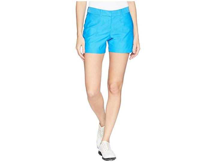 Nike Golf Woven 4.5 Sub Print Flex Shorts (equator Blue/blue Nebula/equator Blue) Women's Shorts