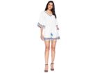 Lauren Ralph Lauren Embroidered Linen Romper (white) Women's Jumpsuit & Rompers One Piece