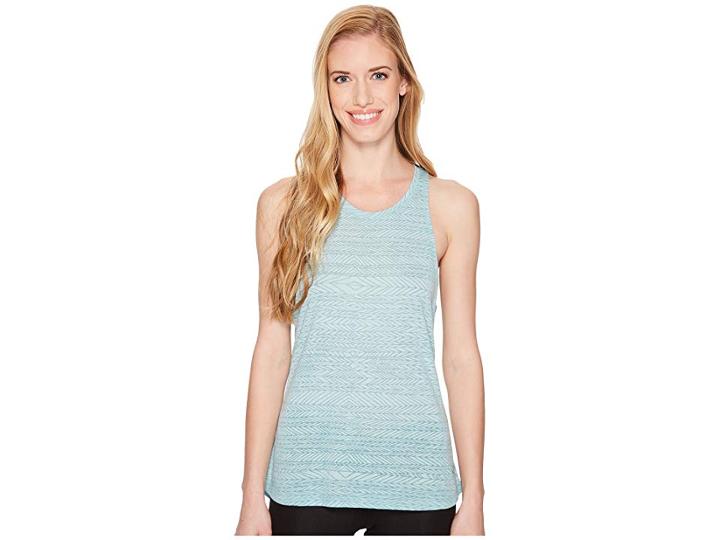 The North Face Afterburn Tank Top (bristol Blue Heather) Women's Sleeveless