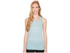 The North Face Afterburn Tank Top (bristol Blue Heather) Women's Sleeveless