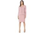 Tahari By Asl Skirt Suit With Inverted Collar (primrose) Women's Suits Sets