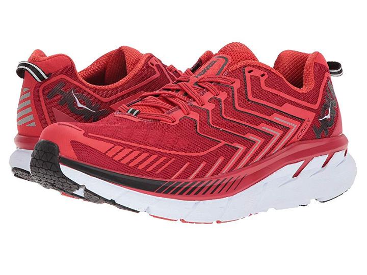 Hoka One One Clifton 4 (haute Red/high Risk Red) Men's Running Shoes