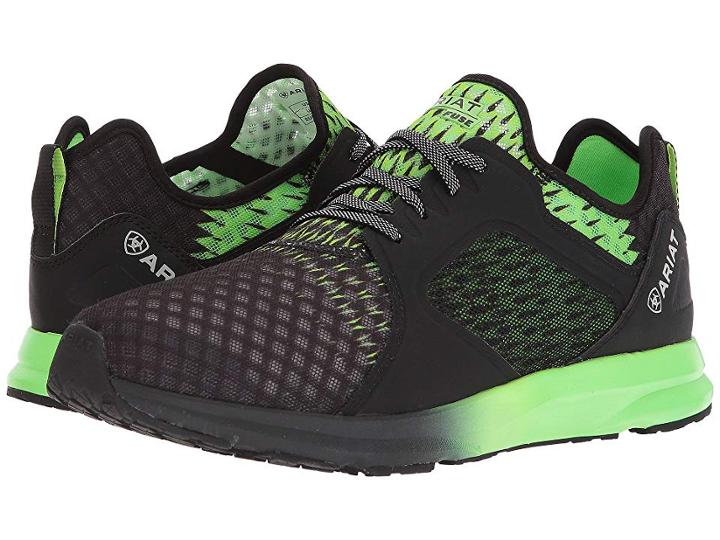 Ariat Fuse (lime/black Ombre Mesh) Men's Lace Up Casual Shoes