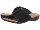 Minnetonka Violet (black Linen) Women's Shoes