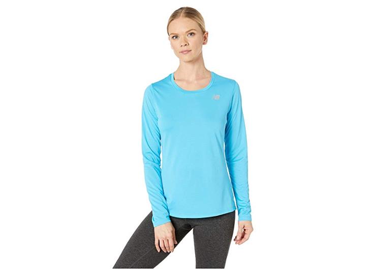 New Balance Accelerate Long Sleeve (polaris) Women's Long Sleeve Pullover