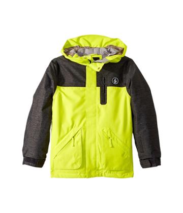 Volcom Kids Vs Insulated Jacket (little Kids/big Kids) (lime) Boy's Coat