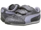 Puma Kids Whirlwind Glitz V (toddler) (quiet Shade/icelandic Blue) Girls Shoes