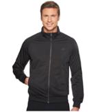 Adidas Essentials 3s Tricot Track Jacket (black/black) Men's Coat
