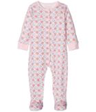 Joules Kids All Over Printed Footie (infant) (cream Summer Mosaic) Girl's Jumpsuit & Rompers One Piece
