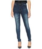 Bebe High-rise Skinny W/ Stud Pockets In Beirut (beirut) Women's Jeans
