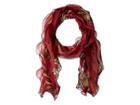 Lauren Ralph Lauren Daniella Silk Chiffon Scarf (malbec) Scarves