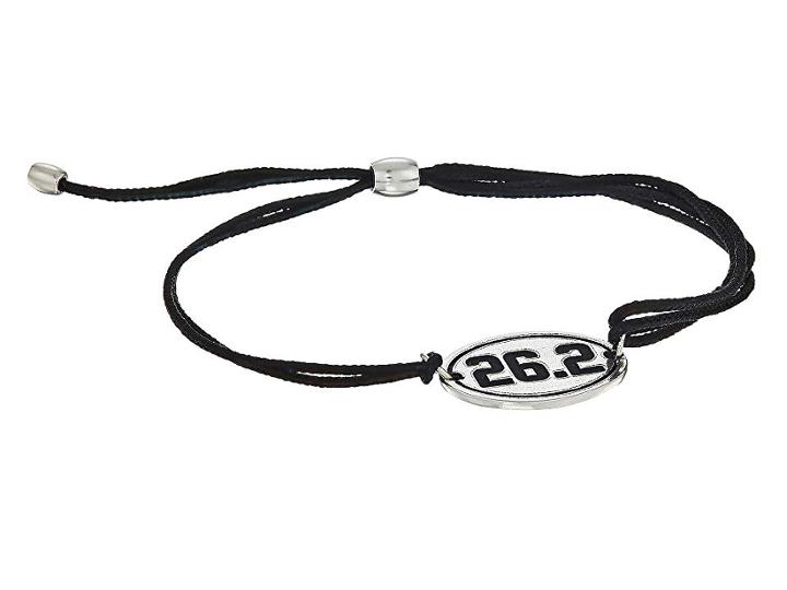 Alex And Ani Kindred Marathon 26.2 Cord (sterling Silver) Bracelet