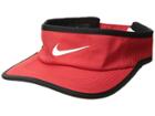 Nike Aerobill Featherlight Visor (university Red/black/white) Baseball Caps