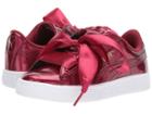 Puma Kids Basket Heart Glam (little Kid/big Kid) (tibetan Red/tibetan Red) Girls Shoes