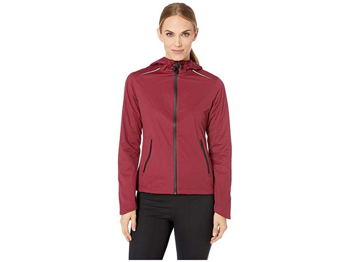 Asics Waterproof Jacket (cordovan) Women's Coat