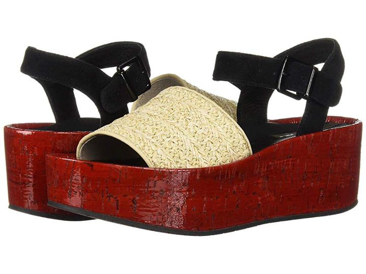 Kenneth Cole New York Danton (red Multi Fabric) Women's Sandals